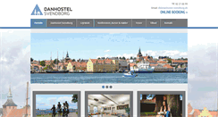 Desktop Screenshot of danhostel-svendborg.dk
